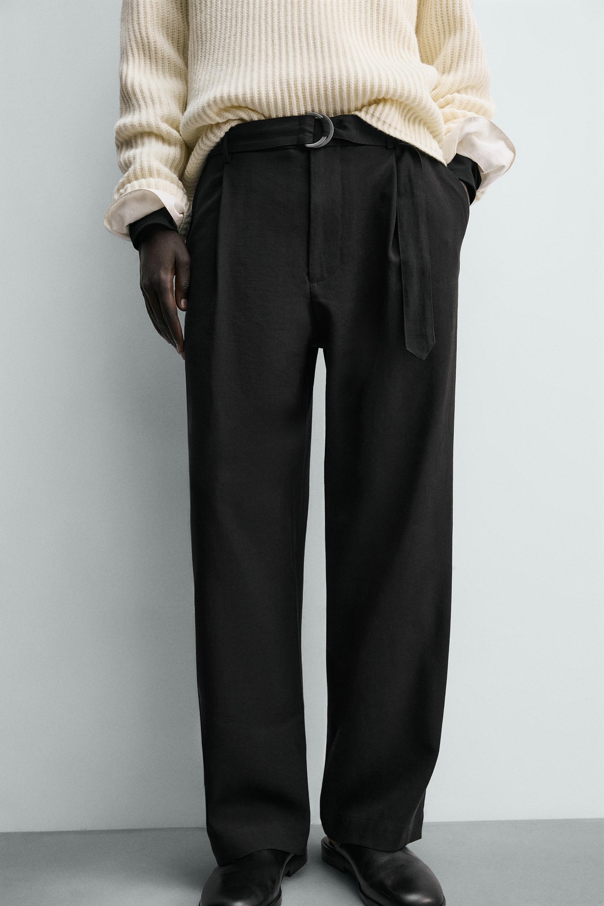 PANTALON FLUIDE À CEINTURE